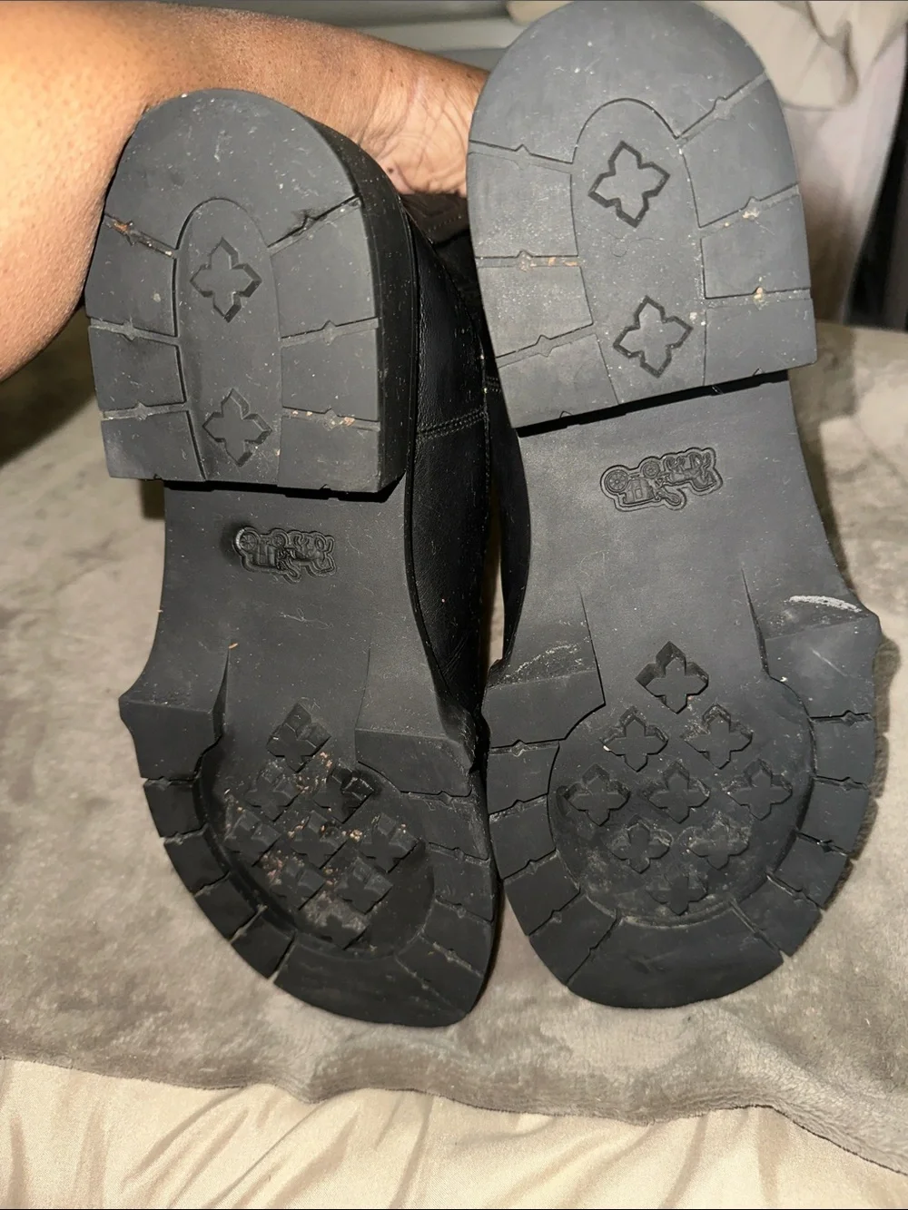 Coach sleek black